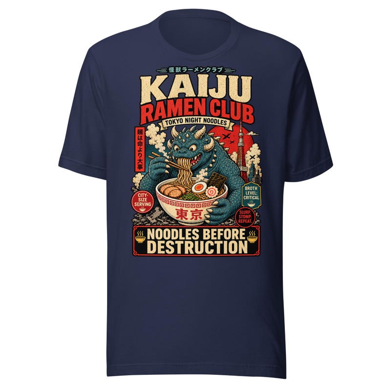 Kaiju Ramen Club — T-Shirt — image 4