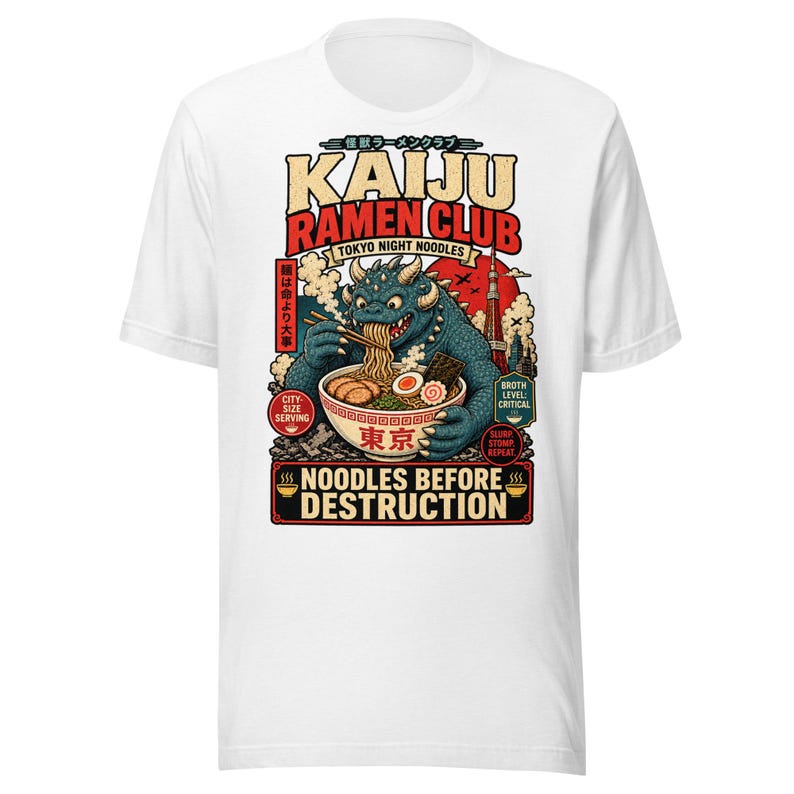 Kaiju Ramen Club — T-Shirt — image 6