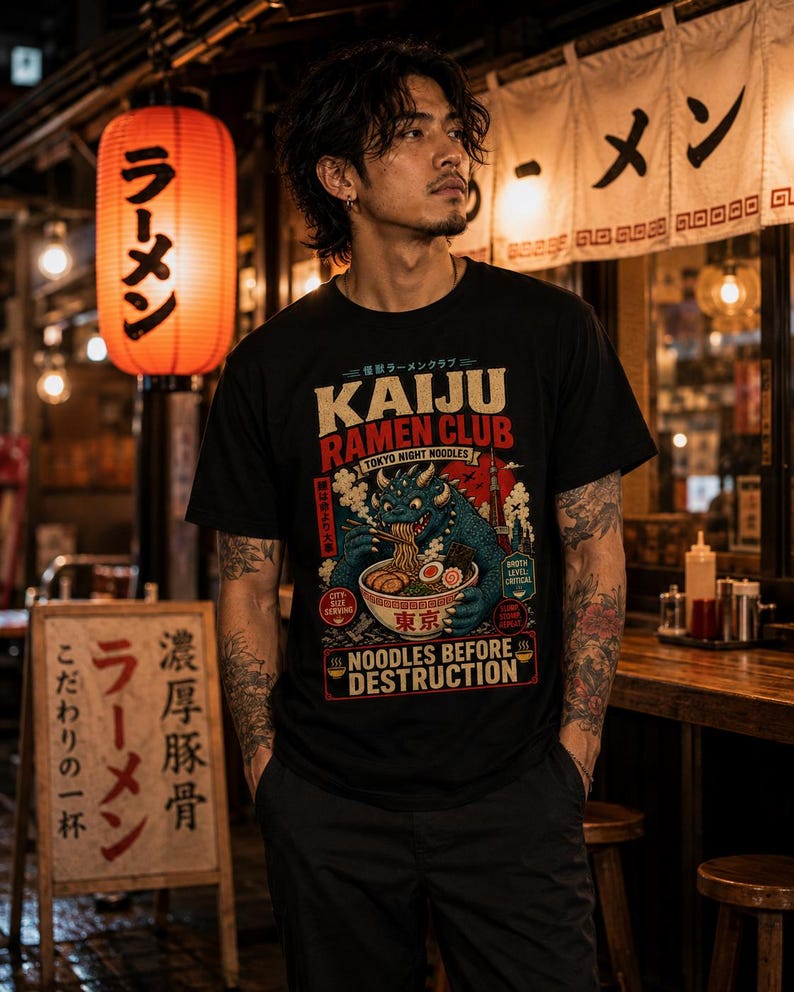 Kaiju Ramen Club — T-Shirt — image 8