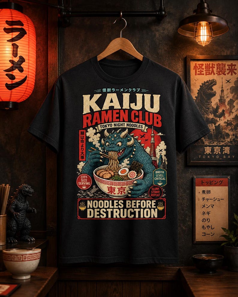 Kaiju Ramen Club — T-Shirt — image 9