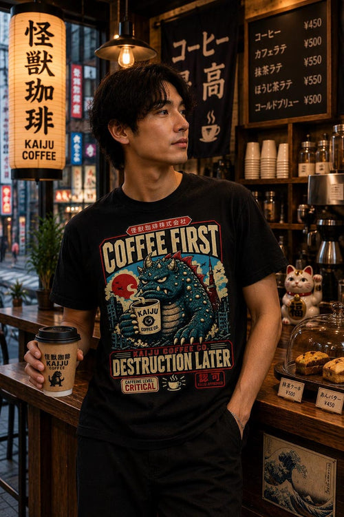 Coffee First. Destruction Later. — T-Shirt — image 1