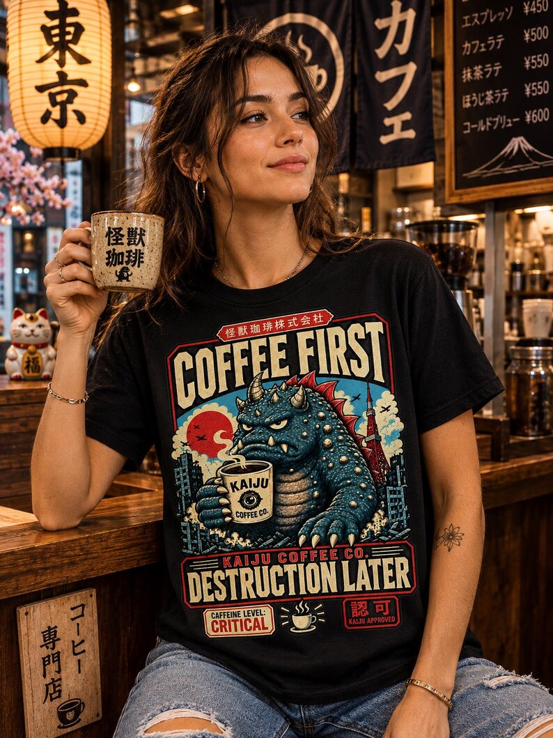 Coffee First. Destruction Later. — T-Shirt — image 8