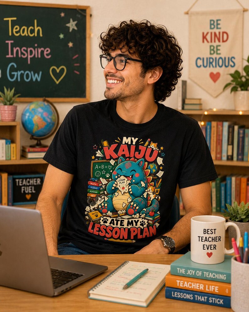 My Kaiju Ate My Lesson Plan — T-Shirt — image 3