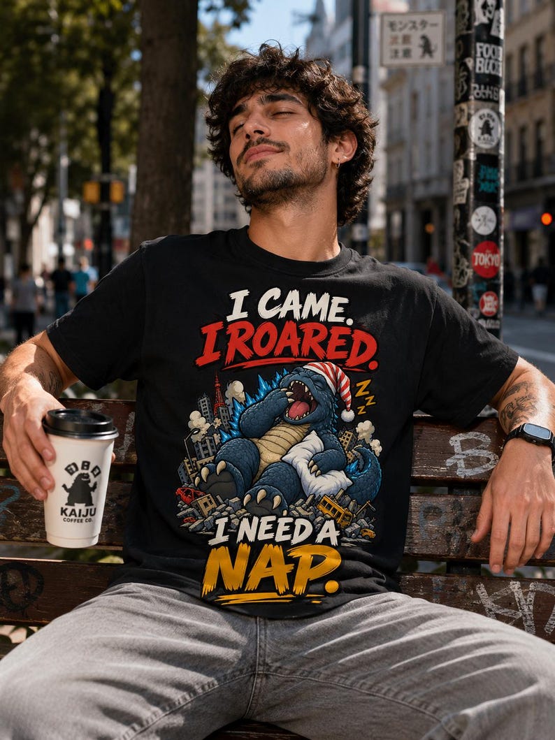 I Came. I Roared. I Need a Nap. — T-Shirt — image 5