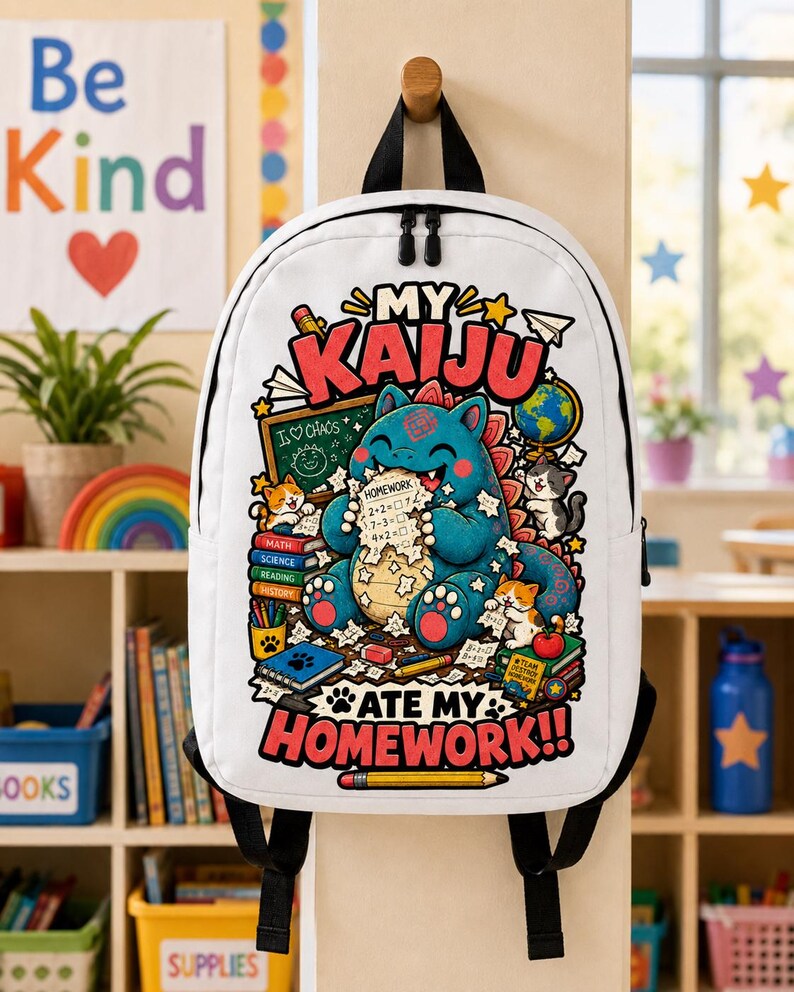 My Kaiju Ate My Homework — Backpack