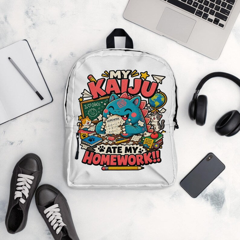 My Kaiju Ate My Homework — Backpack — image 2
