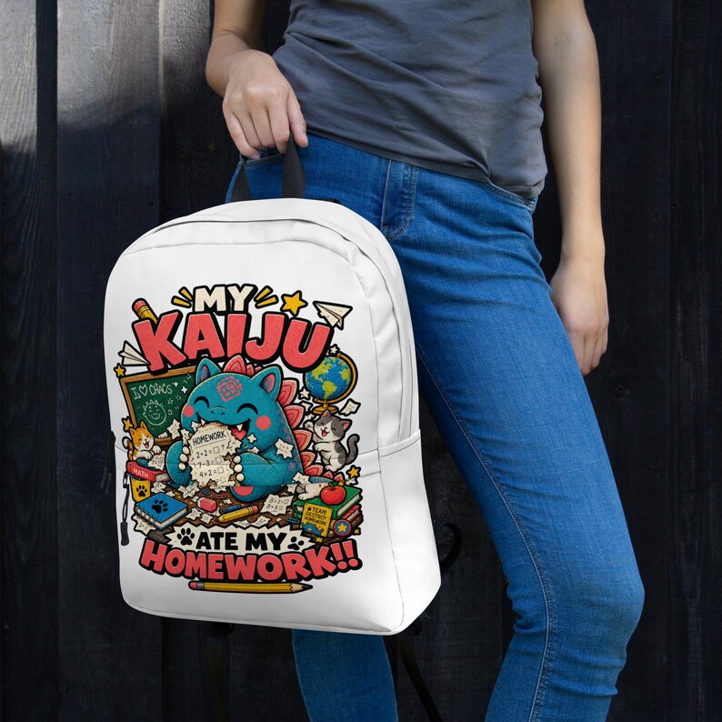 My Kaiju Ate My Homework — Backpack — image 5