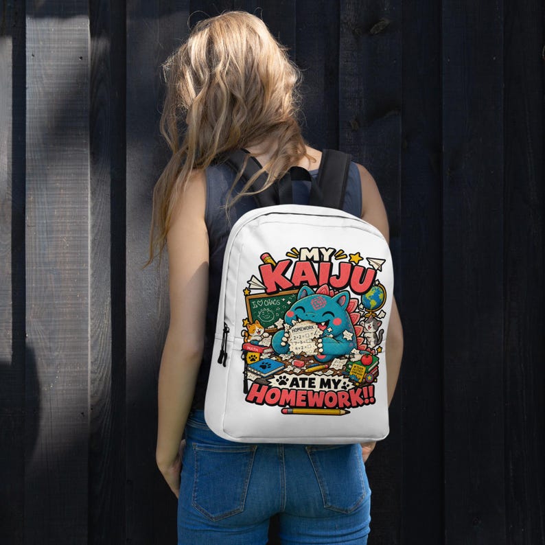 My Kaiju Ate My Homework — Backpack — image 6