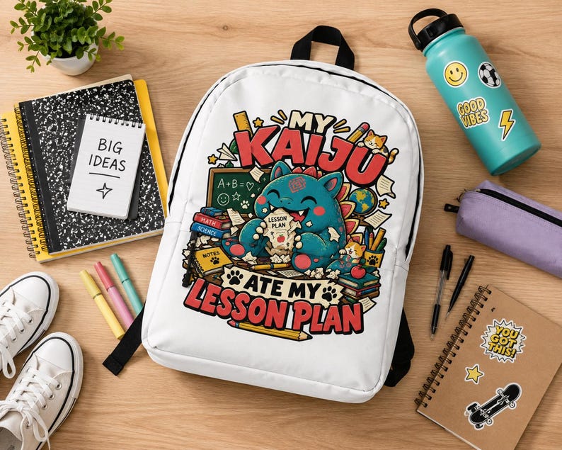My Kaiju Ate My Homework — Backpack — image 7