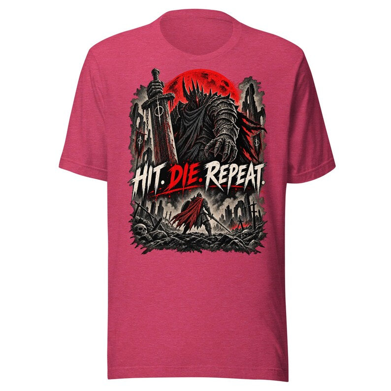 Hit. Die. Repeat. — Final Boss Division T-Shirt — image 12