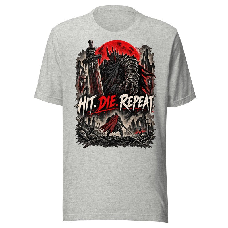 Hit. Die. Repeat. — Final Boss Division T-Shirt — image 13